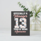 2008年13日誕生日公式素晴らし10代の若者 ポストカード (スタンド正面)