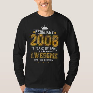 2008年2月14歳素晴らし Tシャツ