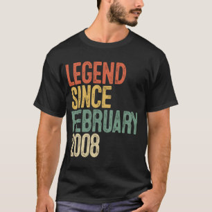 2008年2月14誕生以来14歳の伝説 Tシャツ