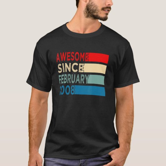 2008年2月15日素晴らし誕生から15歳 Tシャツ (正面)