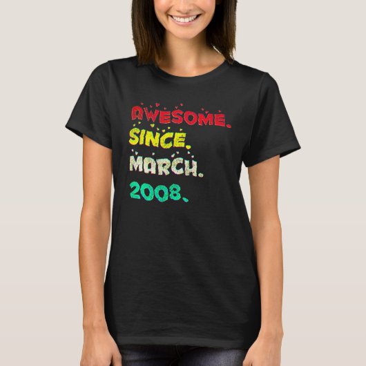 2008年3月14歳4 Tシャツ (正面)