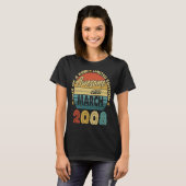 2008年3素晴らし月15日生誕生以来15歳 Tシャツ (正面フル)