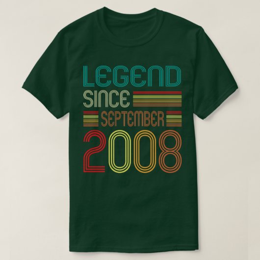 2008年9月以来14誕生日ギフト伝説14 Tシャツ (デザイン正面)
