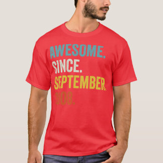 2008年9月素晴らし14th Birから14歳 Tシャツ