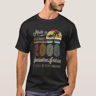 2008生まれ年10月13日第13回検疫ビッ日 Tシャツ