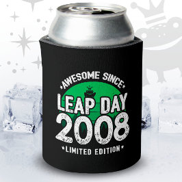 2008素晴らし年閏年日以後2月29誕生日 缶クーラー