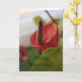 20080427_4、ハッピーバースデー! カード (黄色い花)