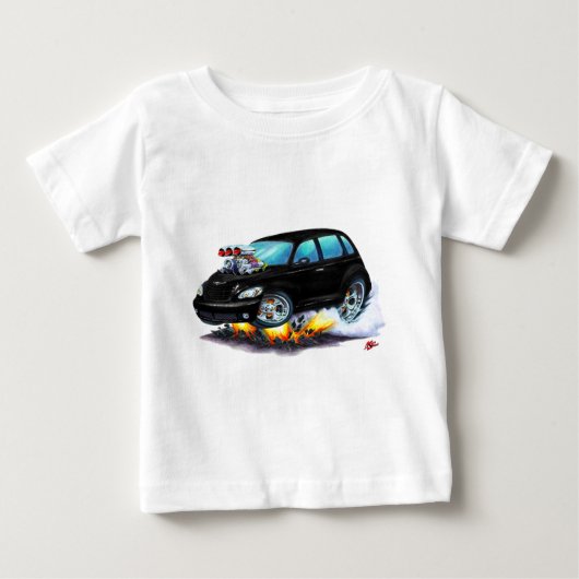 2008-10 PTの巡洋艦の黒車 ベビーTシャツ (正面)