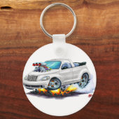 2008-10 PTクルーザーホワイトコンバーチブル キーホルダー (正面)