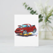 2008-10 PTクルーザーマルーンコンバーチブル ポストカード (スタンド正面)