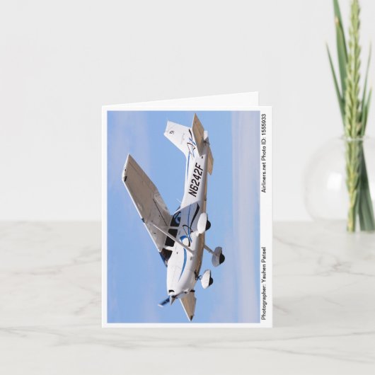 2008 Cessna 172 Skyhawk SPフォトノートカード#2 カード (正面)