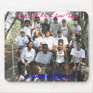 2008 T.R.A.C.K.は住んでいます! チームマウスパッド マウスパッド