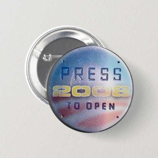 2008OBAMAPRESS 缶バッジ (正面&裏面)