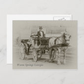 2009または1909?，暖かい春グルジア ポストカード (正面/裏面)