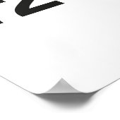 2009ハッシュタグ16誕生日記念日 ポスター (角)