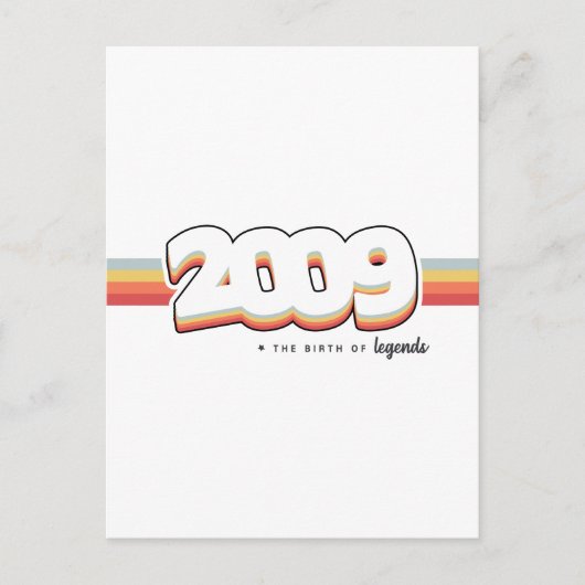 2009伝説誕生 ポストカード (正面)