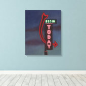 2009年から開始 キャンバスプリント (インサイチュ (ウッドフロア))