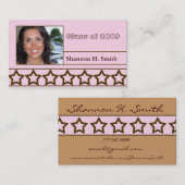 2009年のシニア・カードのクラス コーリングカード (正面/裏面)