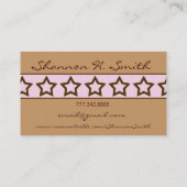 2009年のシニア・カードのクラス コーリングカード (裏面)