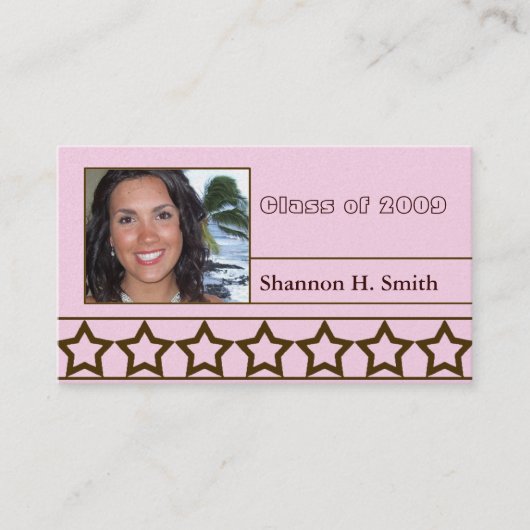 2009年のシニア・カードのクラス コーリングカード (正面)