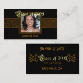 2009年のシニア・カードのクラス コーリングカード (正面/裏面)