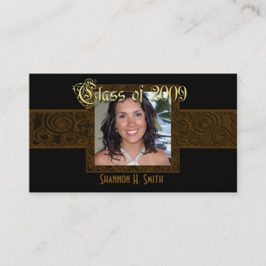 2009年のシニア・カードのクラス コーリングカード (正面)