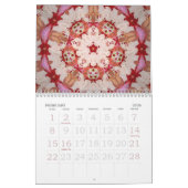 2009年の万華鏡のように千変万化するパターンのカレンダー カレンダー (2月 2026)