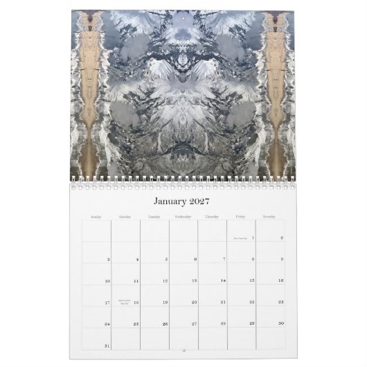 2009年の写真の統合のカレンダー カレンダー (1月 2027)