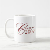 2009年の卒業のクラス コーヒーマグカップ (左)