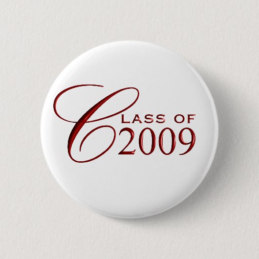 2009年の卒業のクラス 缶バッジ (正面)