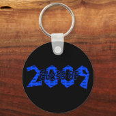 2009年の卒業クラス（青と黒） キーホルダー (正面)