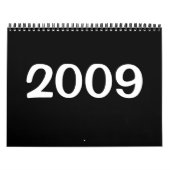 2009年の日没のカレンダー カレンダー (カバー)