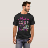 2009年の誕生日Gif素晴らしで13年 Tシャツ (正面フル)