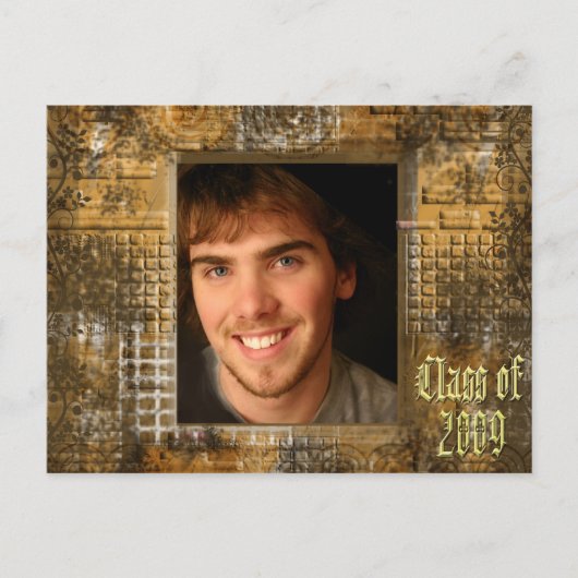 2009年クラスの卒業招待状 インビテーションポストカード (正面)