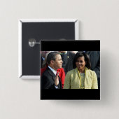 2009年バラクオバマ大統領就任式 缶バッジ (正面&裏面)