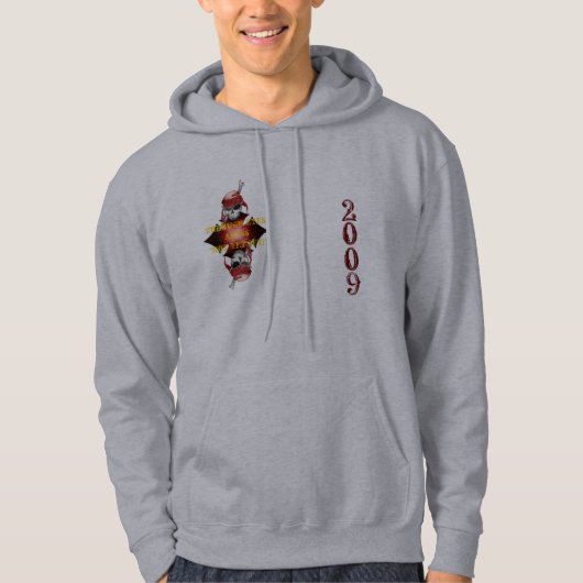 2009年フード付きスウェットシャツ パーカ (正面)