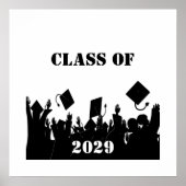 2009年ポスターのクラスBkGrd/Year/colorを選択 ポスター (正面)