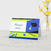 2009年卒業 カード (黄色い花)