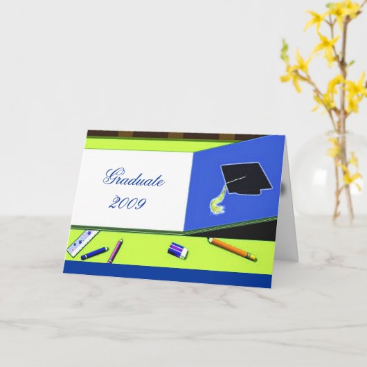 2009年卒業 カード (黄色い花)