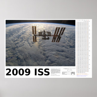 2009年国際宇宙ステーションカレンダー ポスター