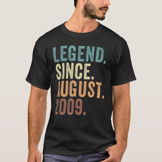 2009年威厳がある13日目13歳からの伝説B Tシャツ (正面)
