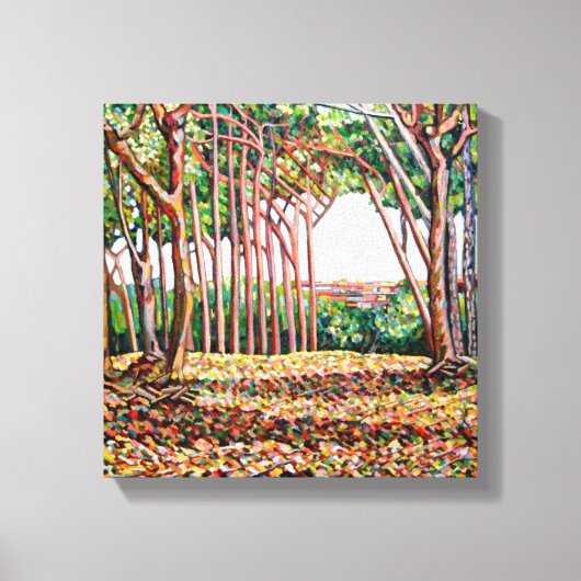 2009年樹木の列 キャンバスプリント (正面)