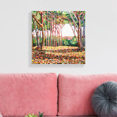 2009年樹木の列 キャンバスプリント (インサイチュ (リビング))