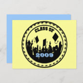 2009年版はがきのクラスBkGrd/年/色を選択 ポストカード (正面/裏面)