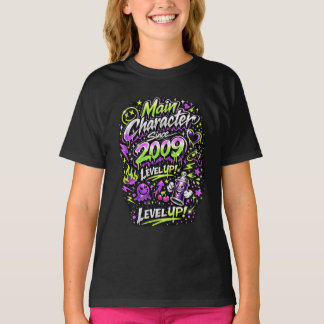 2009年生まれのメインヒロイン 誕生日Tシャツ Tシャツ