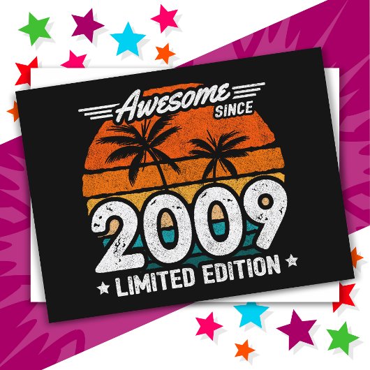 2009年限定レトロ Awesome 2009年から ポストカード