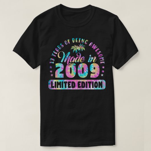2009年限定13回誕生日贈答品13  Tシャツ (デザイン正面)