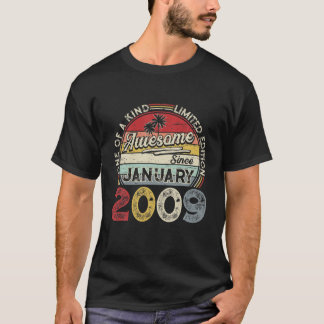 2009年1月限定エディションユニフォームレトロ13th BDA Tシャツ