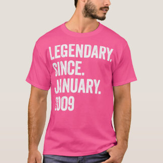 2009年1月14日の誕生日以来14年 Tシャツ