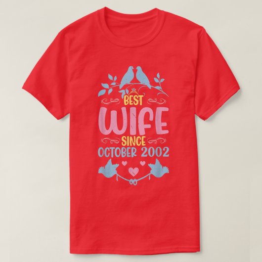 2009年10月から最高の妻 結婚13周年 Tシャツ (デザイン正面)